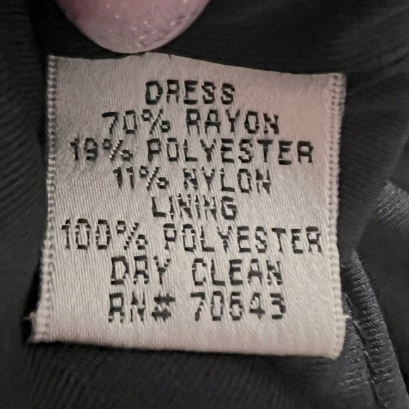 Vintage Willow Glen Sleeveless Black and Ivory Cocktail Dress Size 14Petite - Picture 5 of 9